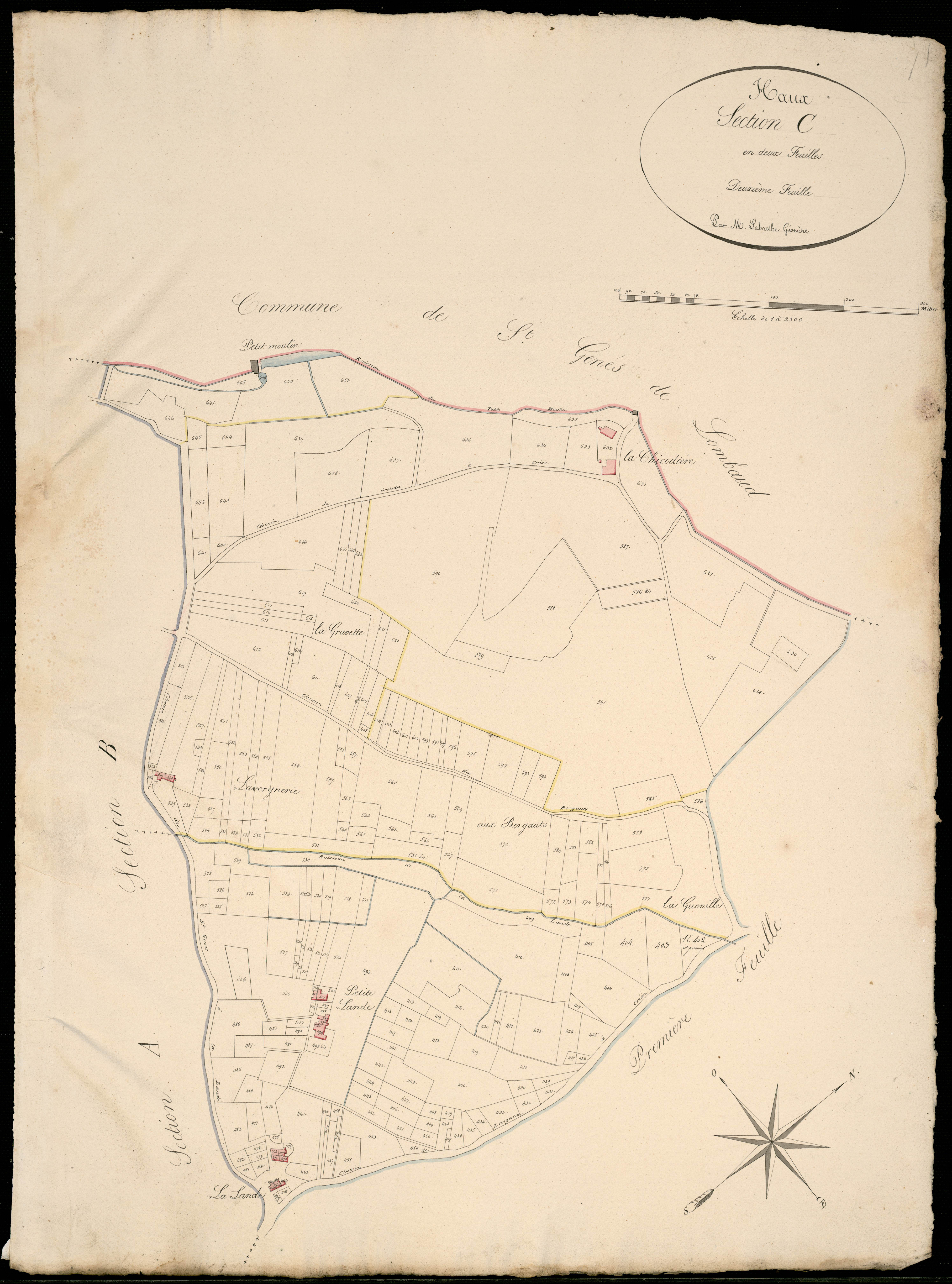 Haux - -Section C feuille 1 : Le Nord