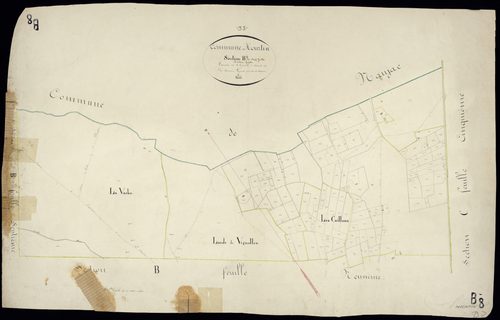 Hourtin - -Section B feuille 8 : Le Bourg