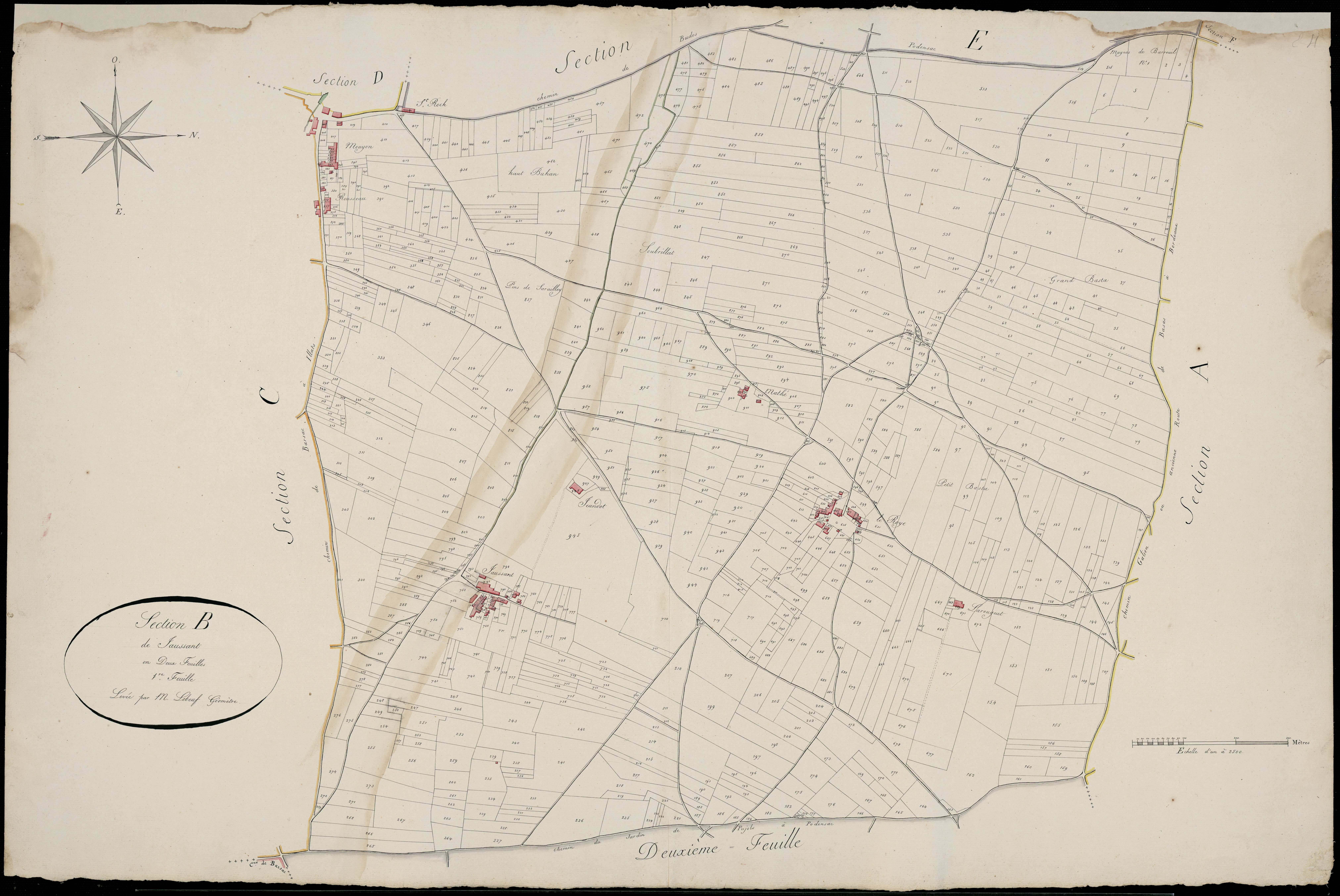Illats - -Section B feuille 1 : Taussant
