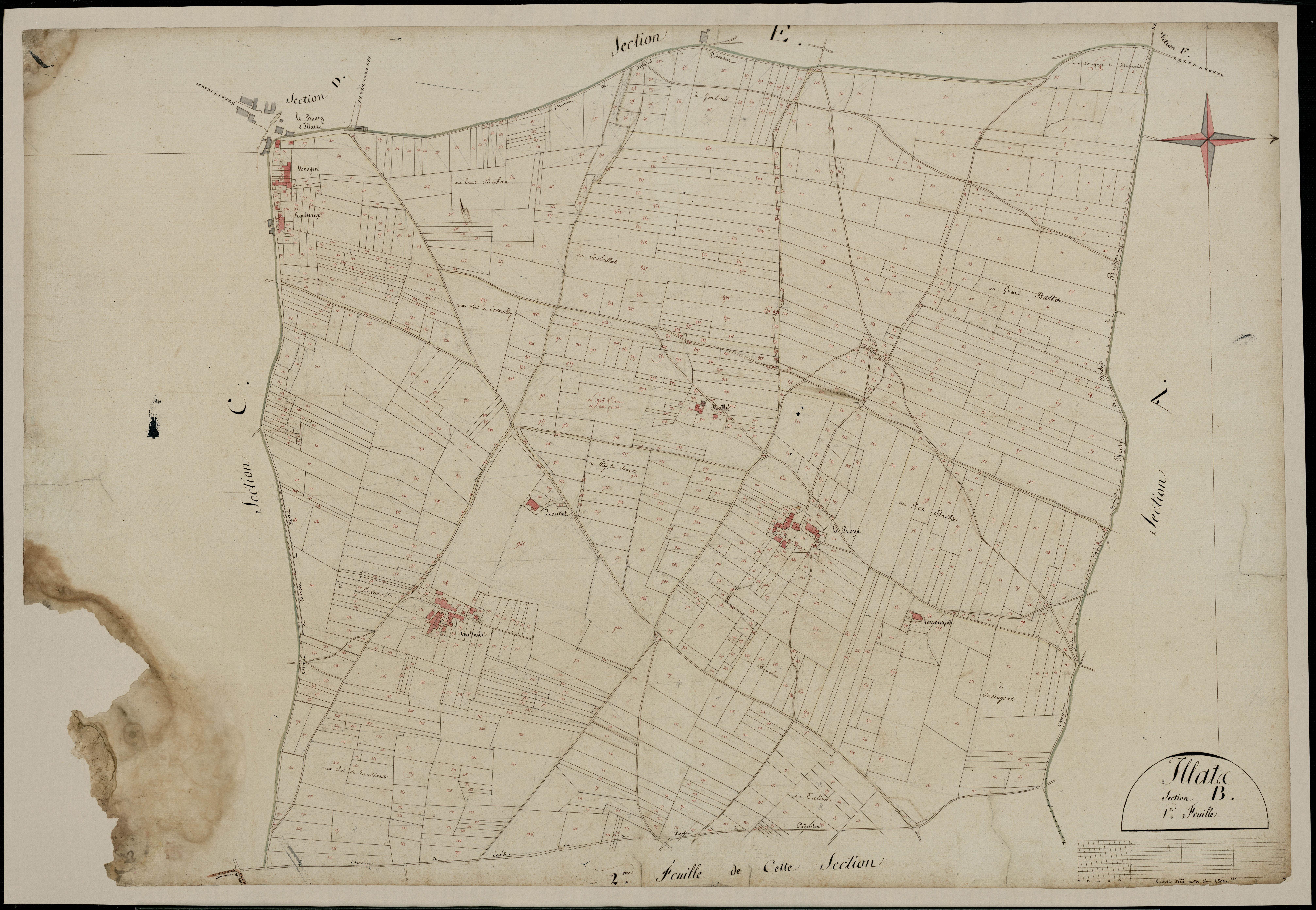 Illats - -Section B feuille 1 : Jaussant