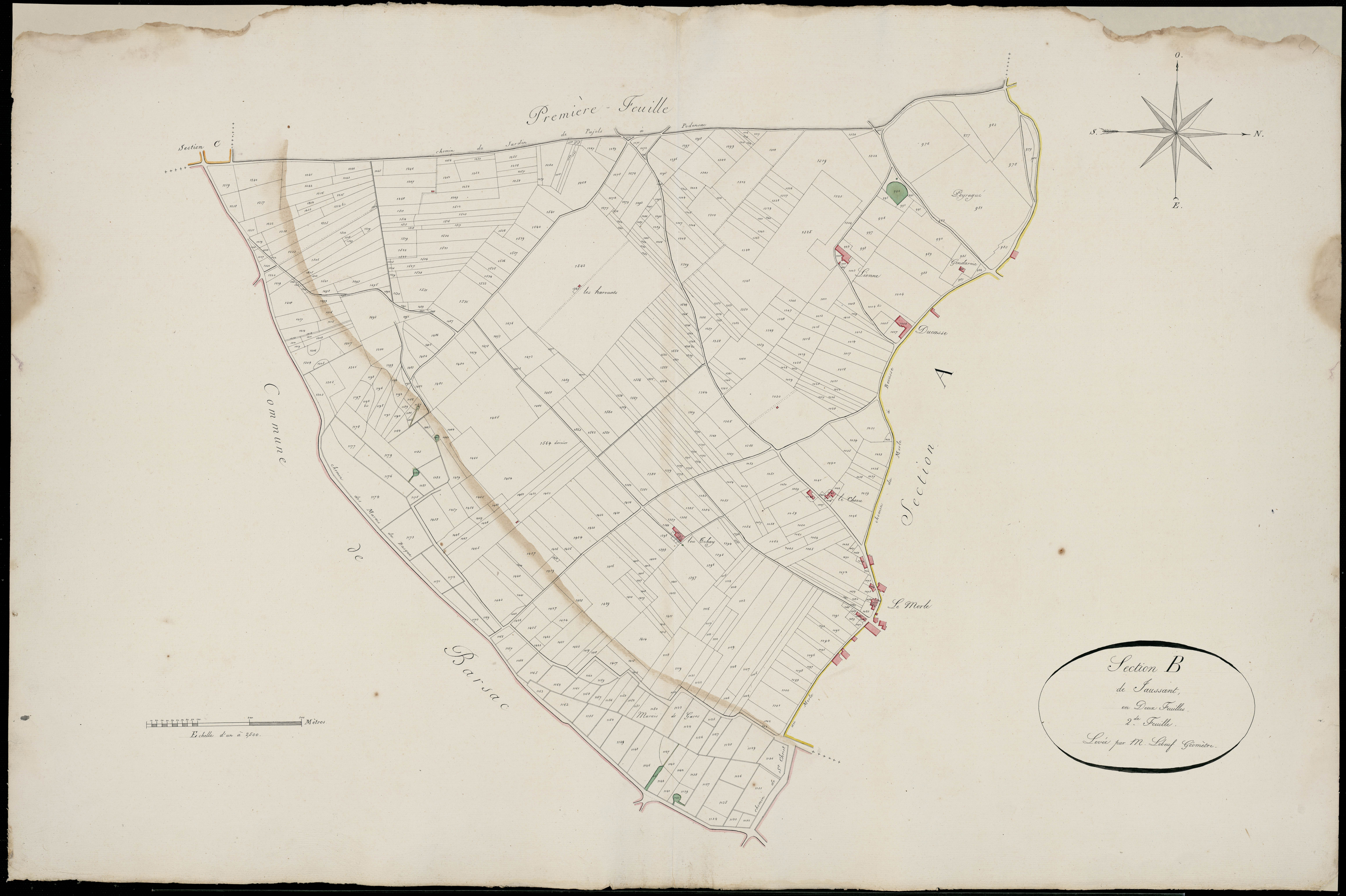 Illats - -Section B feuille 2 : Taussant