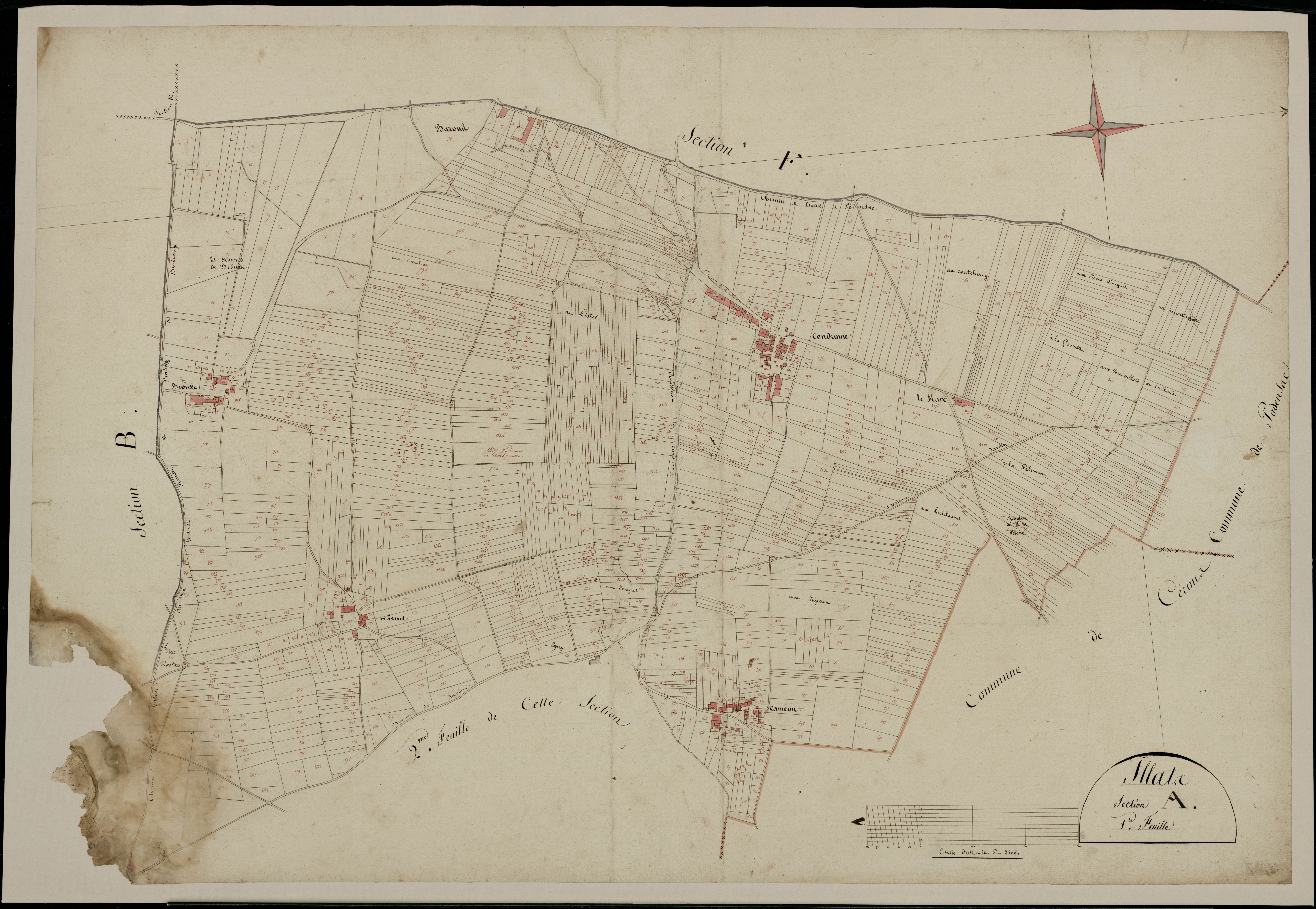 Illats - -Section A feuille 1 : Condrinne