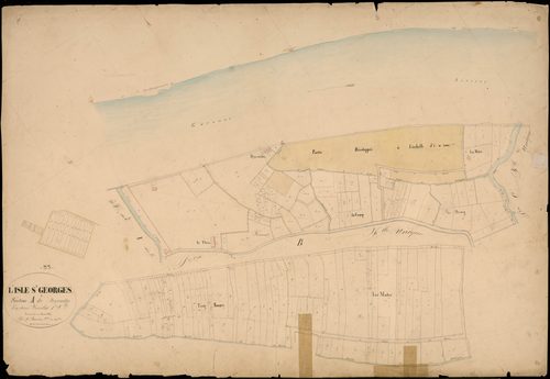Isle-Saint-Georges - -Section A feuille 1 : Peycoulin