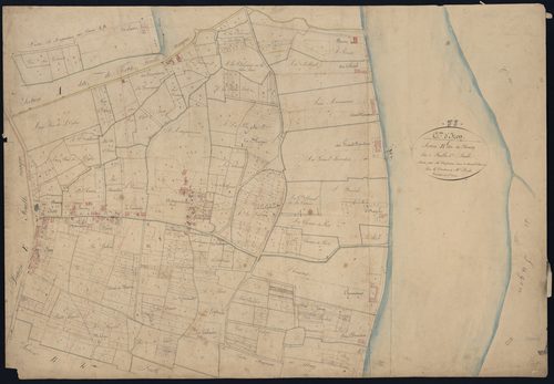 Izon - -Section B feuille 1 : Le Bourg