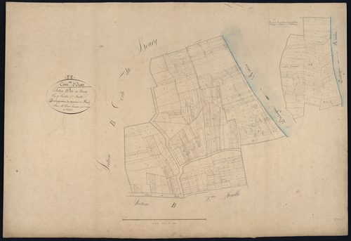 Izon - -Section B feuille 3 : Le Bourg