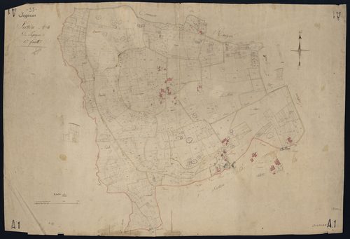 Jugazan - -Section A feuille 1 : non indiqué