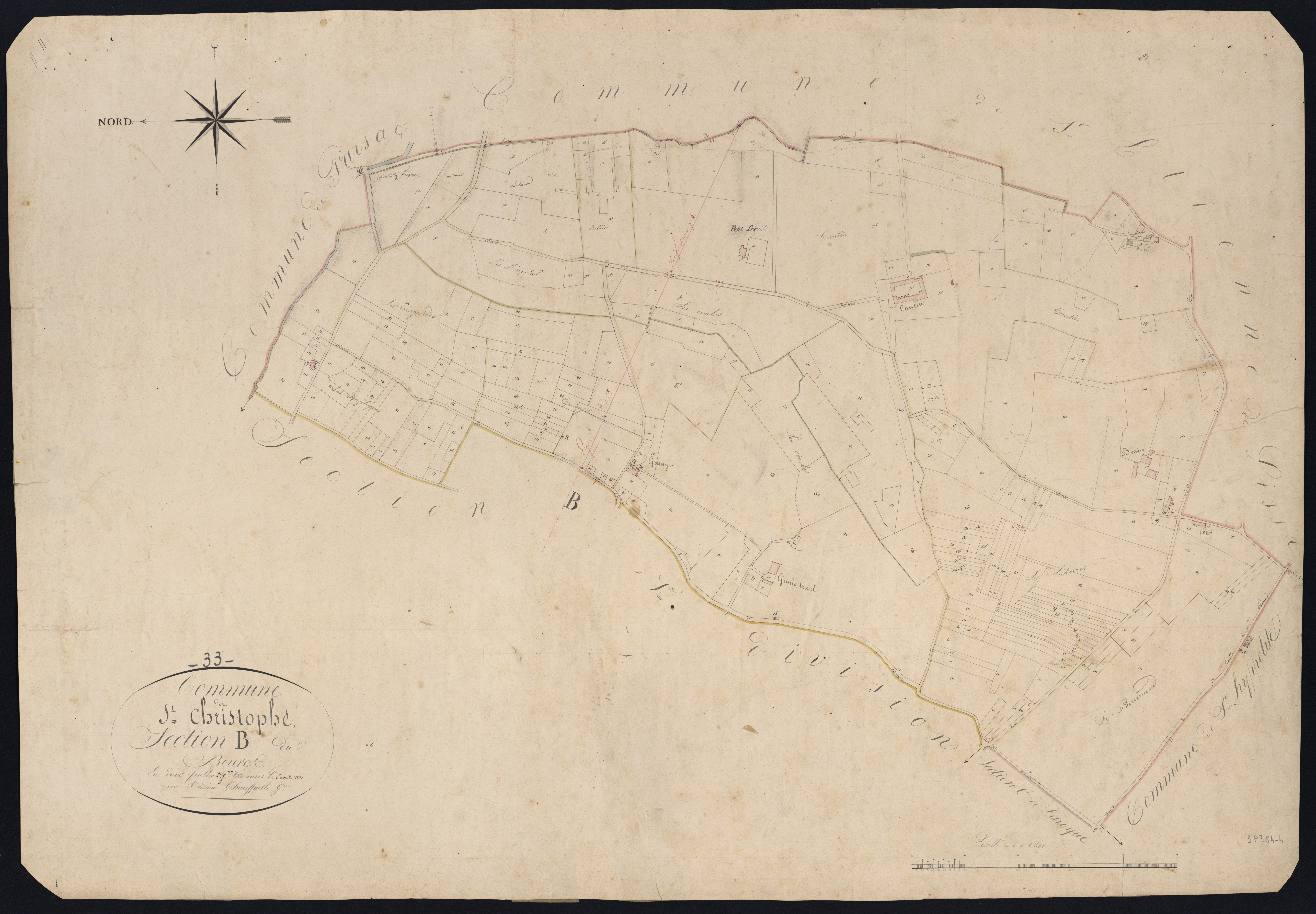 Barde - -Section B feuille 2 : Le Bourg