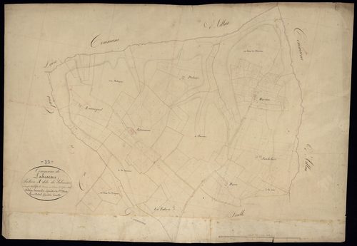 Labescau - -Section A feuille 1 : Labescau