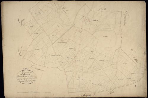 Labescau - -Section A feuille 2 : Labescau