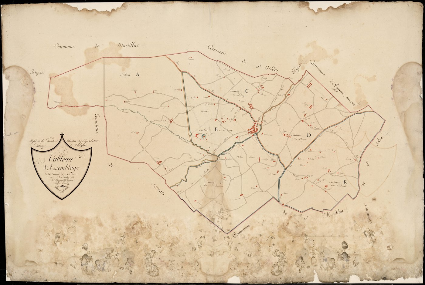 La Brède - -Tableau d'assemblage