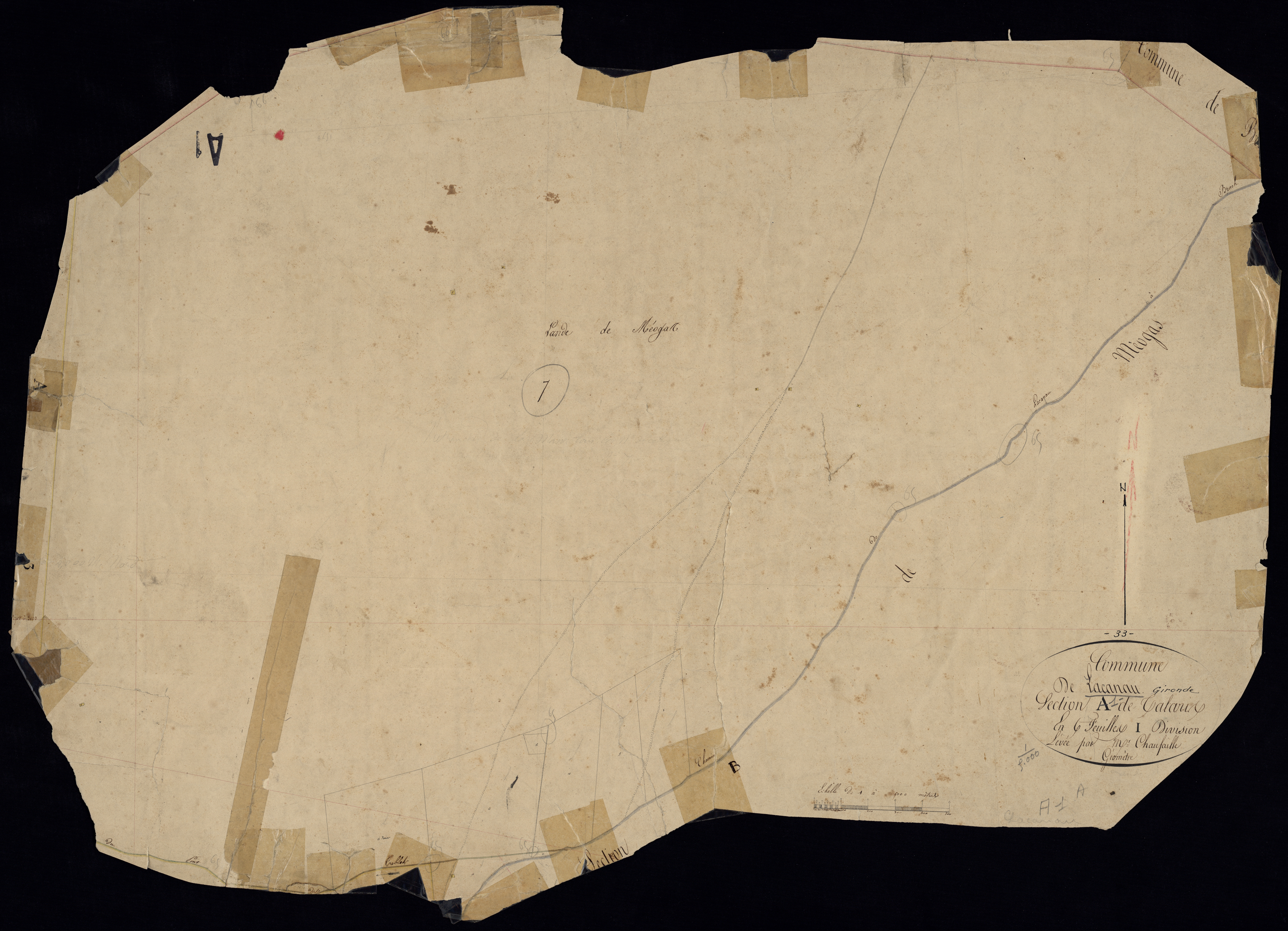 Lacanau - -Section A feuille 1 : Talaris