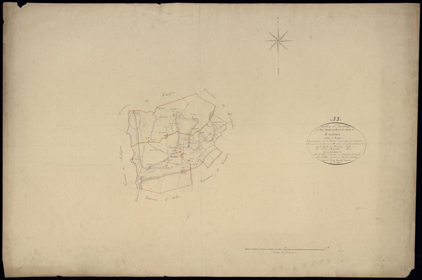 Ladaux - -Tableau d'assemblage