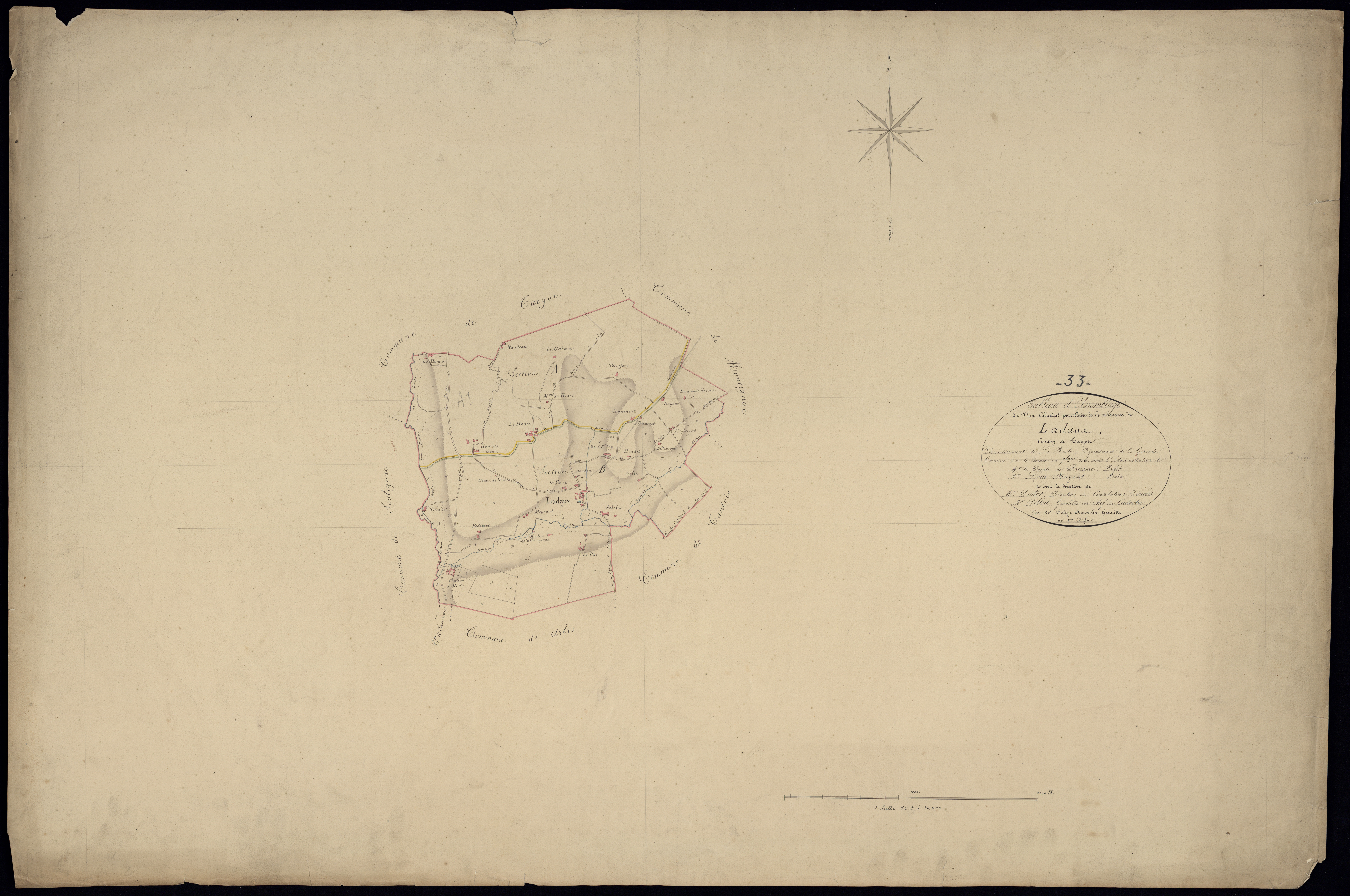 Ladaux - -Tableau d'assemblage