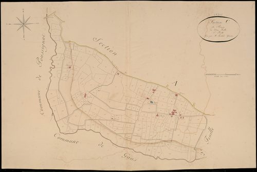 Lados - -Section C feuille 1 : Le Bourg