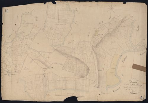 Lagorce - -Section D feuille 2 : Le Bourg