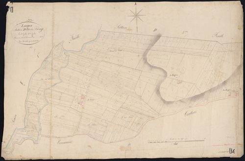 Lagorce - -Section D feuille 4 : Le Bourg