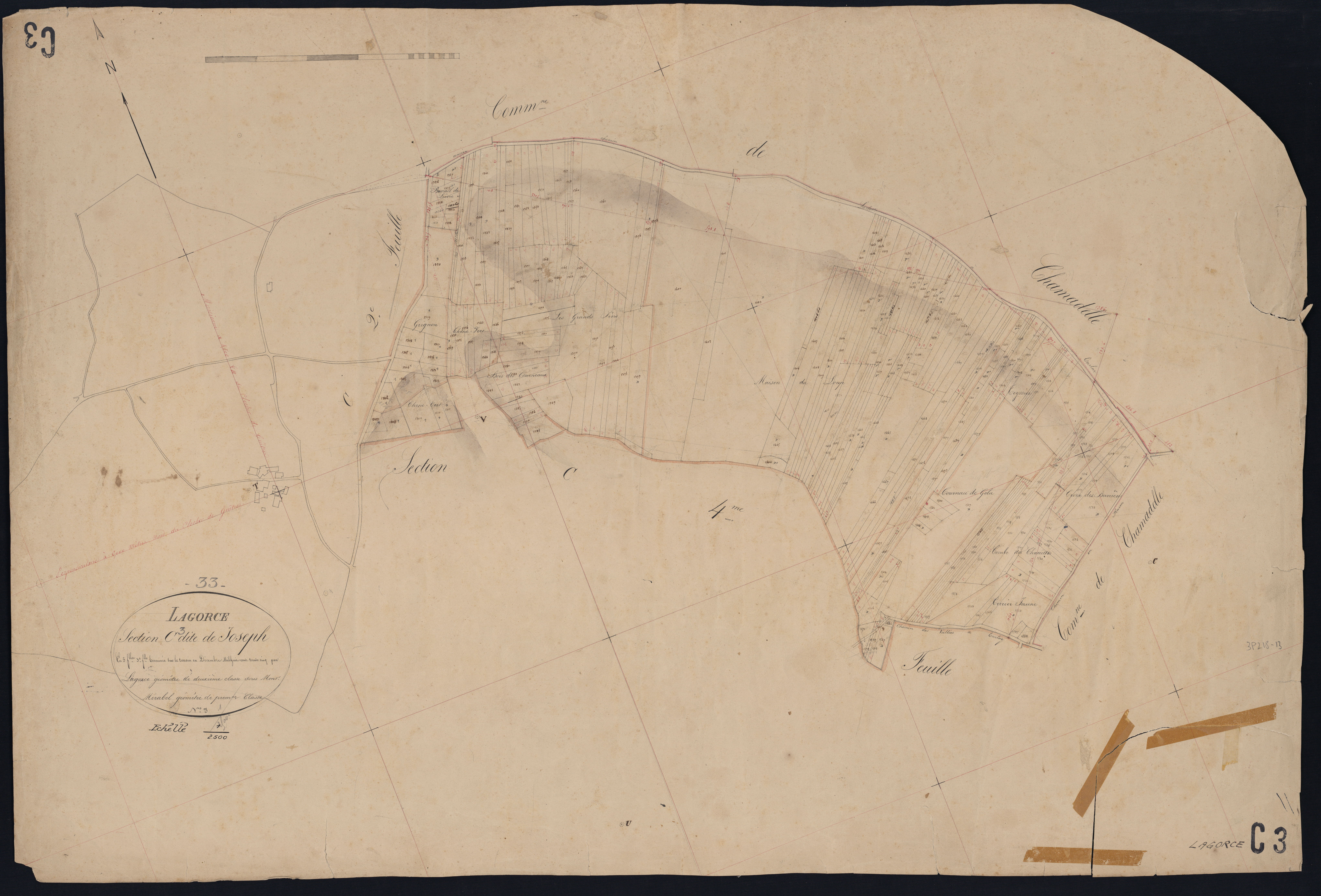 Lagorce - -Section C feuille 3 : Joseph
