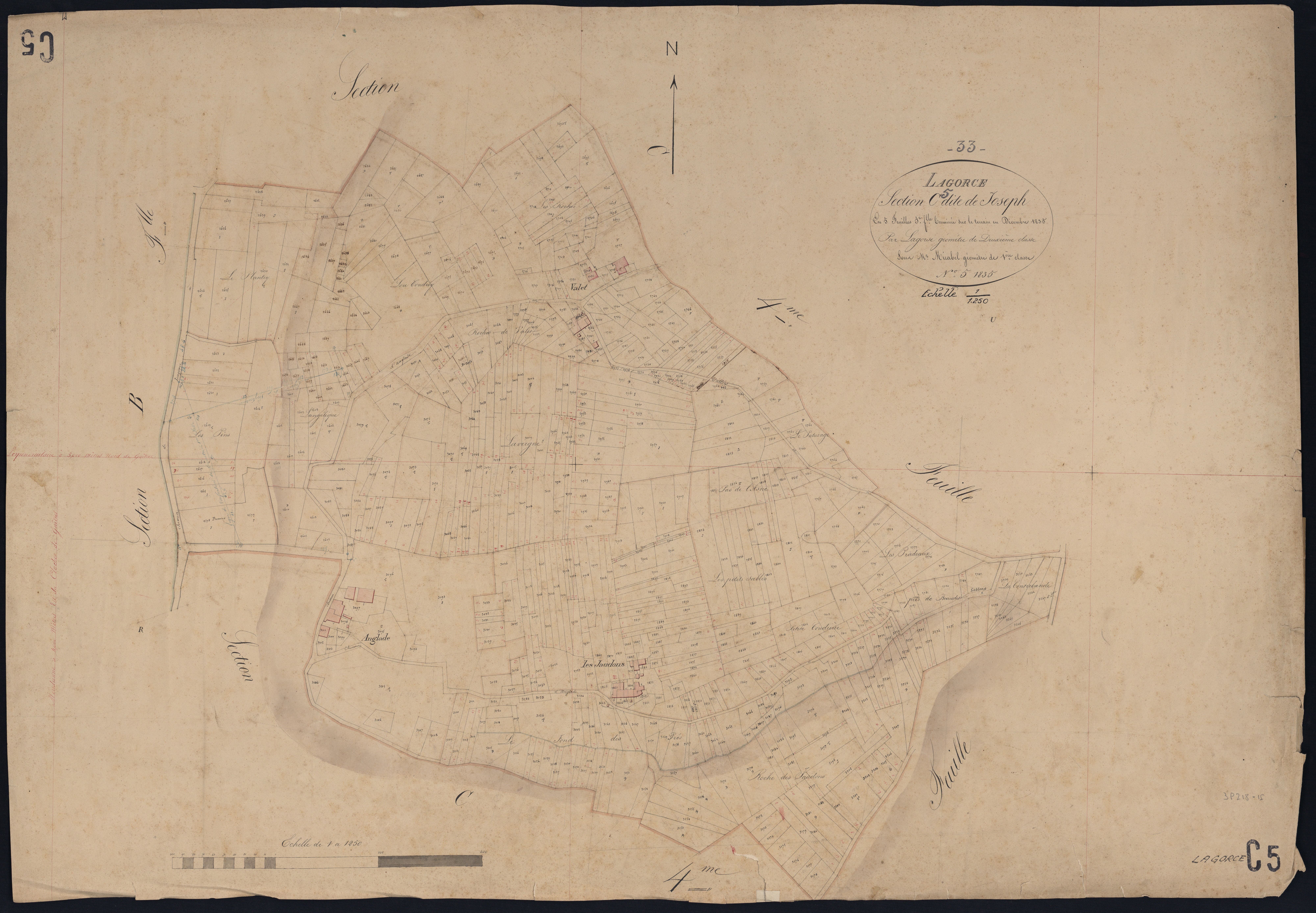 Lagorce - -Section C feuille 5 : Joseph