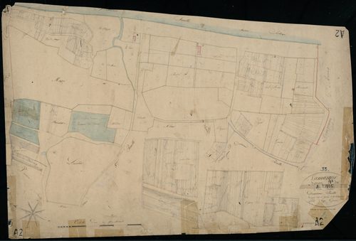 Lamarque - -Section A feuille 2 : Le Bourg