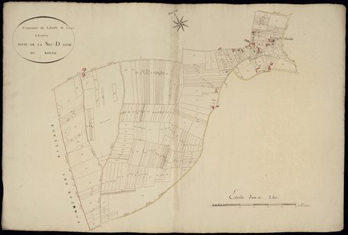 Lalande-de-Pomerol - -Section D feuille 2 : Le Bourg