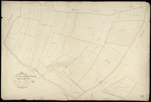 Lalande-de-Pomerol - -Section A feuille 1 : Les Fossés