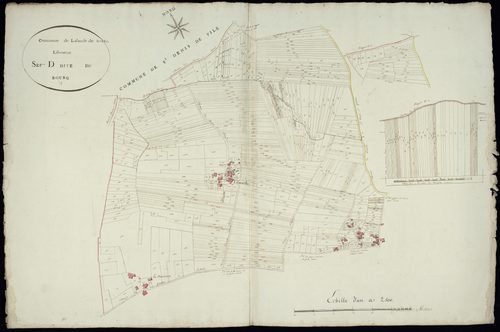 Lalande-de-Pomerol - -Section D feuille 1 : Le Bourg