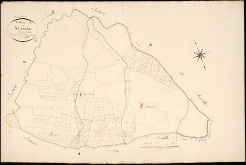 Landiras - -Section A feuille 1 : Manine