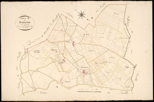 Landiras - -Section B feuille 1 : Barreyre