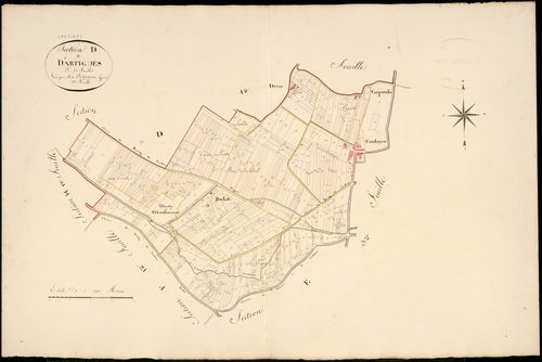 Landiras - -Section D feuille 3 : Artigues