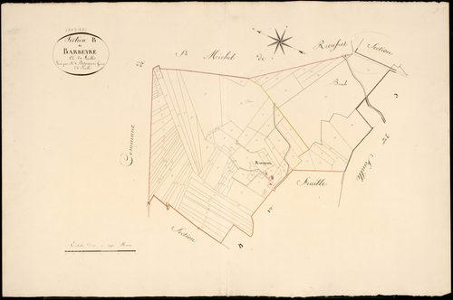 Landiras - -Section B feuille 2 : Barreyre