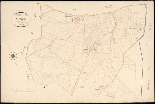 Landiras - -Section A feuille 2 : Manine