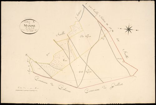 Landiras - -Section A feuille 3 : Manine