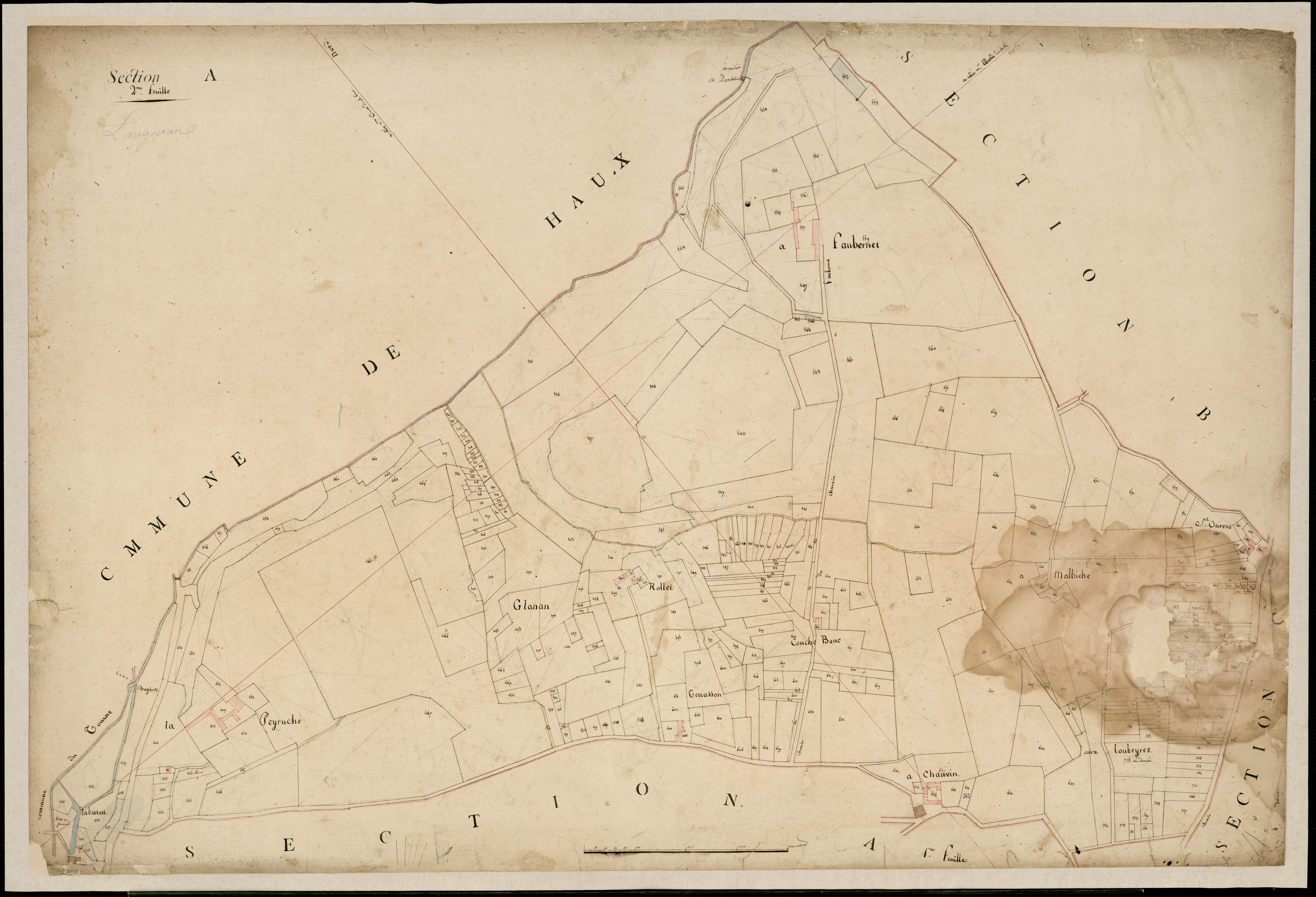 Langoiran - -Section A feuille 2 : Le Port