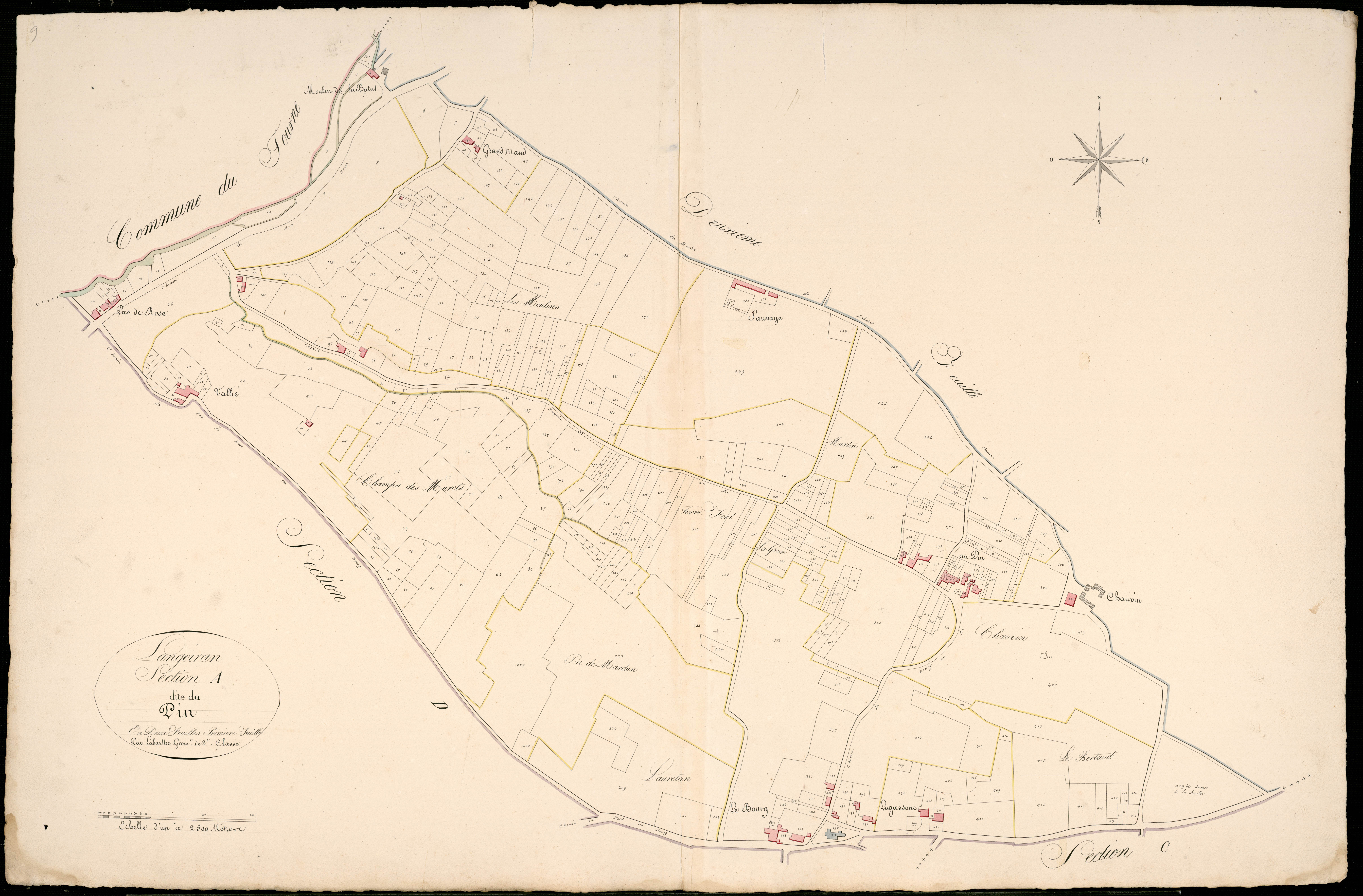 Langoiran - -Section A feuille 1 : Le Pin