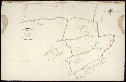 Langon - -Section C feuille 1 : non indiqué