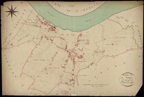 Langon - -Section A feuille 2 : non indiqué