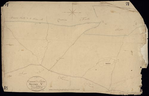 Lanton - -Section A feuille 5 : Labarre