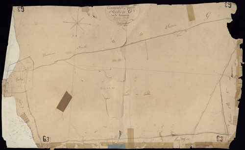 Lanton - -Section G feuille 3 : Maisonnieu
