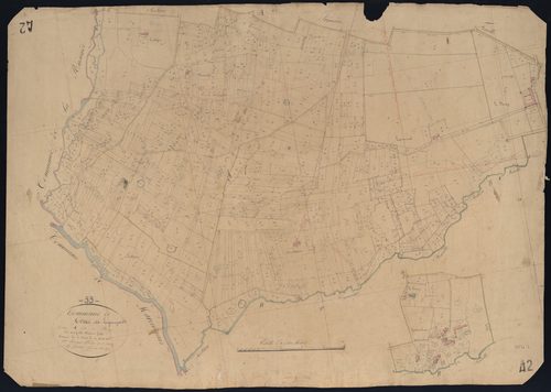 Lapouyade - -Section A feuille 2 : Le Bourg