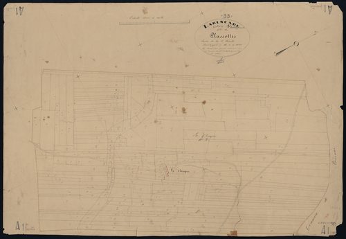 Laruscade - -Section A feuille 1 : Les Plassottes