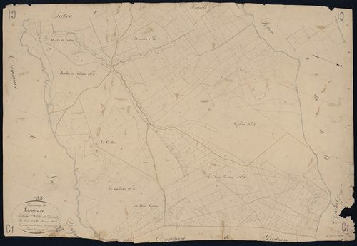 Laruscade - -Section C feuille 1 : Duret
