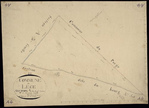 Lège-Cap-Ferret - -Section A feuille 4 : Le Grand-Houstaou
