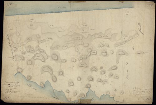 Lège-Cap-Ferret - -Section D feuille 1 : Les Dunes