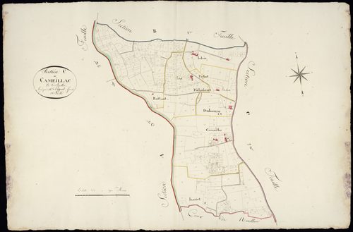 Léogeats - -Section C feuille 1 : Cameillac