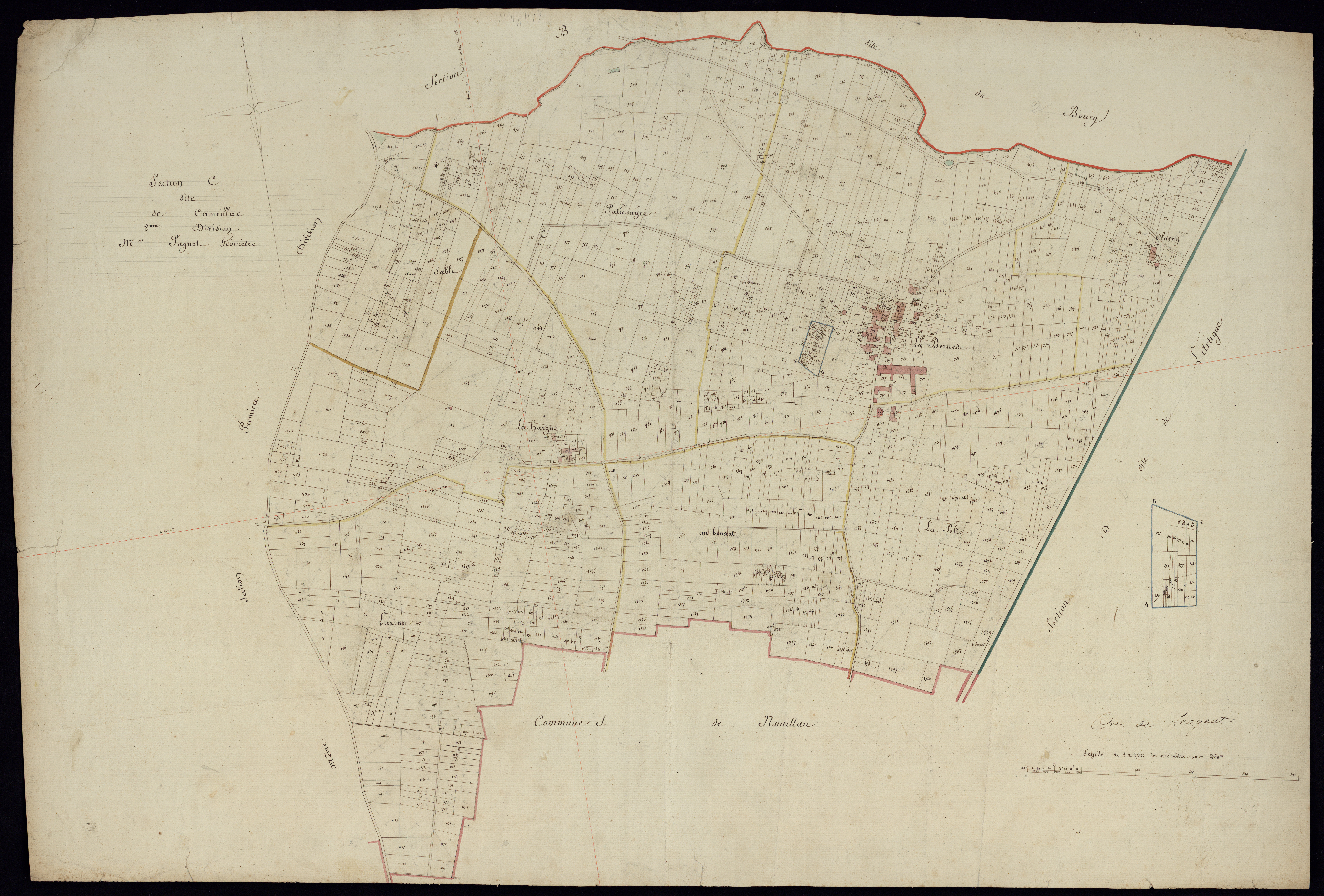 Léogeats - -Section C feuille 2 : Cameillac