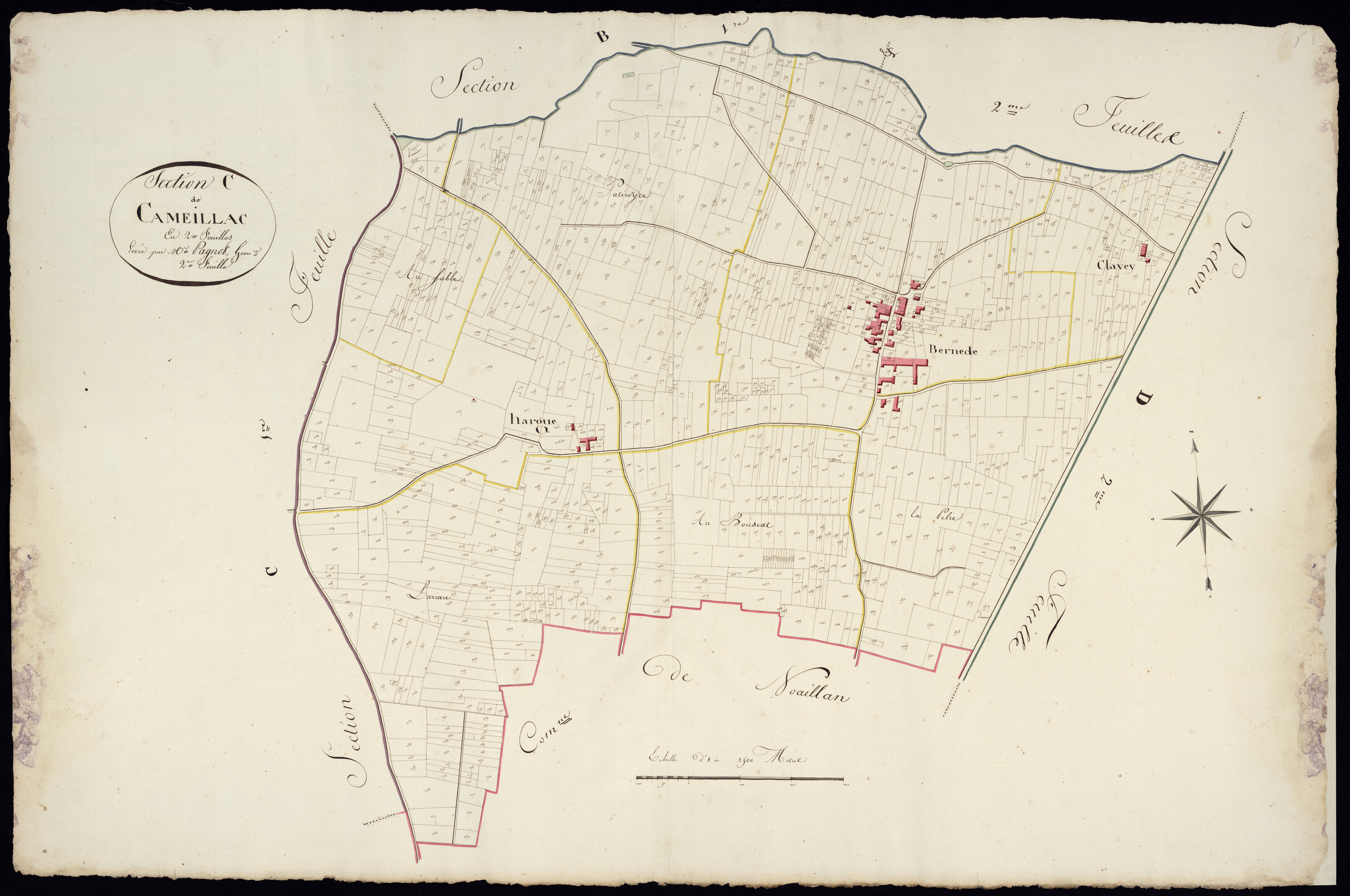 Léogeats - -Section C feuille 2 : Cameillac