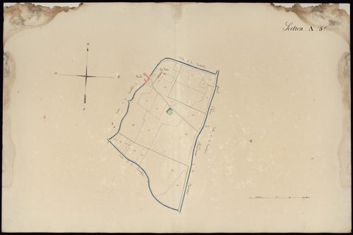 Léognan - -Section A feuille 5 : Loustalade