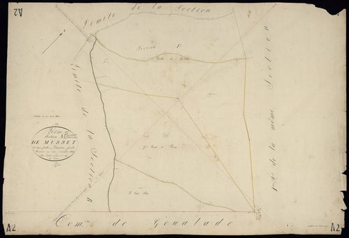 Lerm-et-Musset - -Section A feuille 2 : Musset