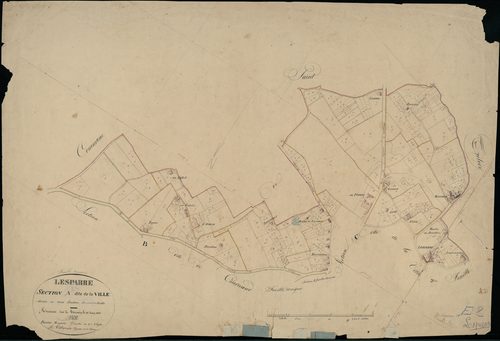 Lesparre-Médoc - -Section E feuille 2 : La Ville