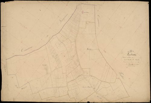 Lestiac-sur-Garonne - -Section B feuille 1 : non indiqué